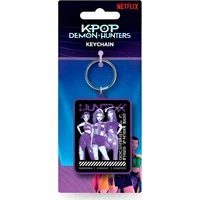 Gumová klíčenka Pyramid International K-pop Demon Hunters (Group Huntrix) - Klíčenky