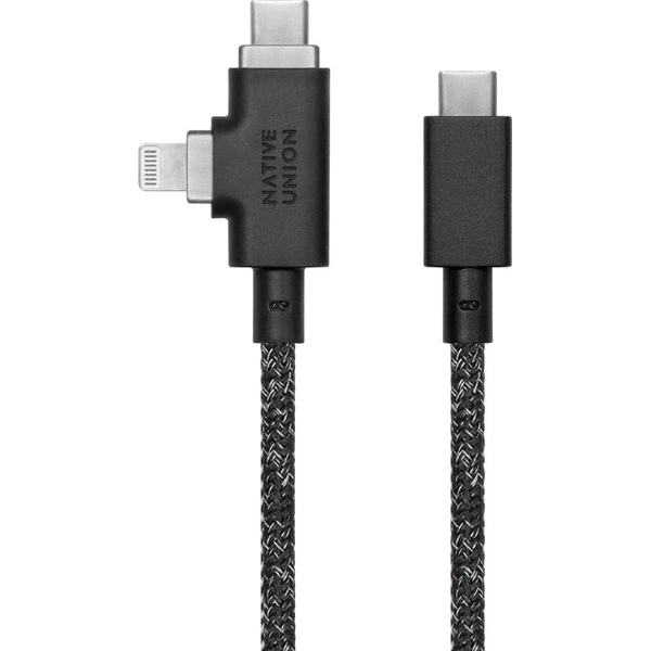 Native Union Belt Cable Duo Pro USB-C/USB-C/Lightning kabel 2,4m, 240W cosmos - Kabely a redukce - Obrázek d_2e16441475b445f19fb06d8a5b87172e