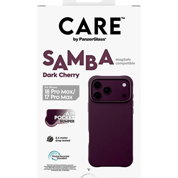 PanzerGlass CARE Samba MagSafe kryt Apple iPhone 18 Pro Max/17 Pro Max Dark Cherry fialový - Pouzdra - Obrázek d_2e8f1c2ae13843cbae9f18d9ef298f7c