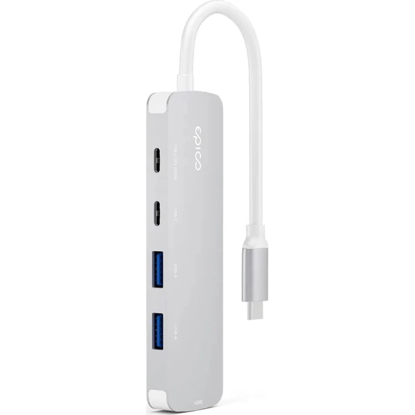 Epico UltraHub 5in1 Slim Alu USB-C Hub EH15 stříbrný - USB huby - Obrázek d_2ea0c9ecf1974ba68ec38d1b0d6274c0