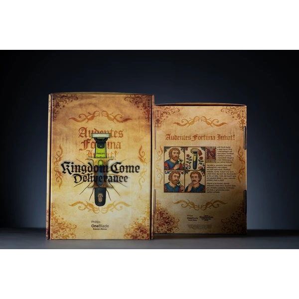 Philips OneBlade 360 Kingdom Come: Deliverance II limitovaná edice - Holicí strojky a zastřihovače - Obrázek d_2edaa8d9e2844508a21f206dc5550cd4