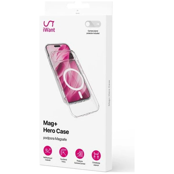 iWant Hero Mag+ kryt pro iPhone Air + camera island protector transparentní - Pouzdra - Obrázek d_2f23a2f47cf0400190a10703c8bdcd8f