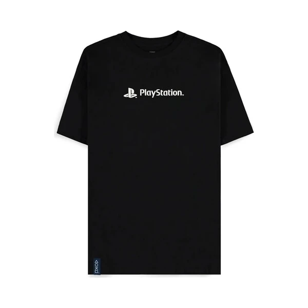 Tričko Difuzed PlayStation - Logo and Symbol L Černá