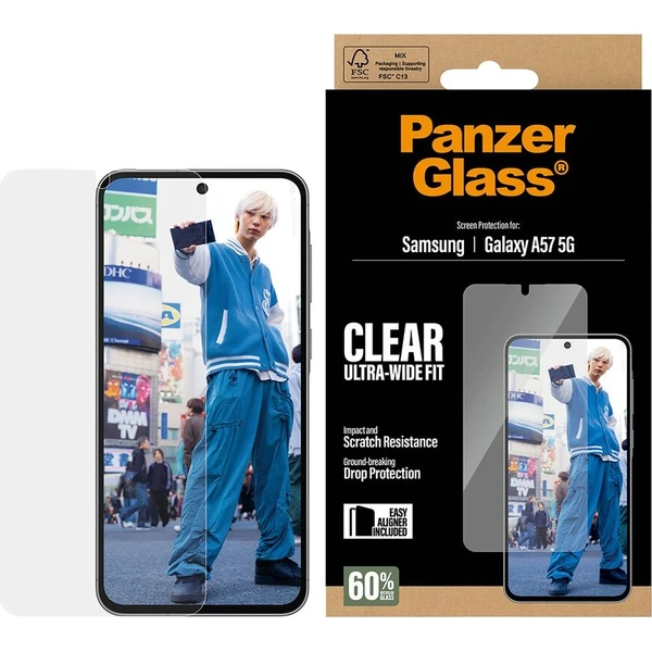 PanzerGlass® Ultra-Wide Fit sklo s instalačním rámečkem Samsung Galaxy A57 - Ochranné folie a skla - Obrázek d_2f5ba8e8144345adb02a9ca807fee626