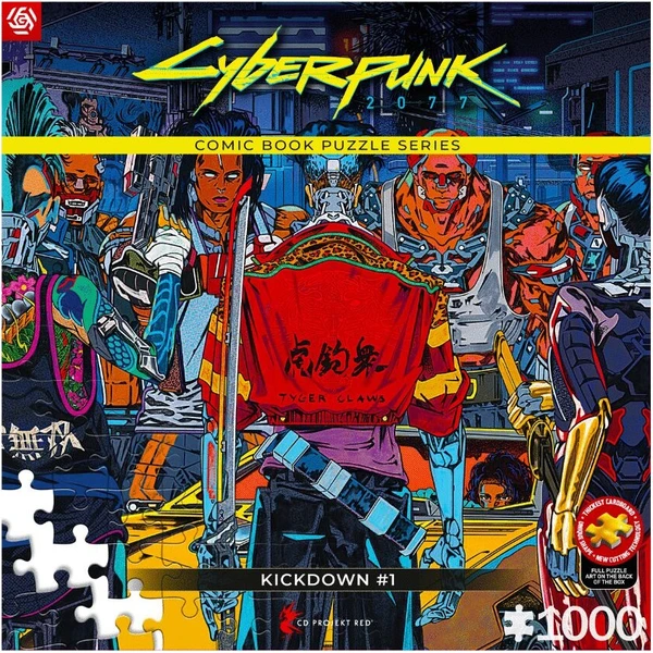Comic Book Puzzle: Cyberpunk 2077 Kickdown (1000) - Puzzle - Obrázek d_2f5d1e7cd8f44e9c9de061d85b3e4998