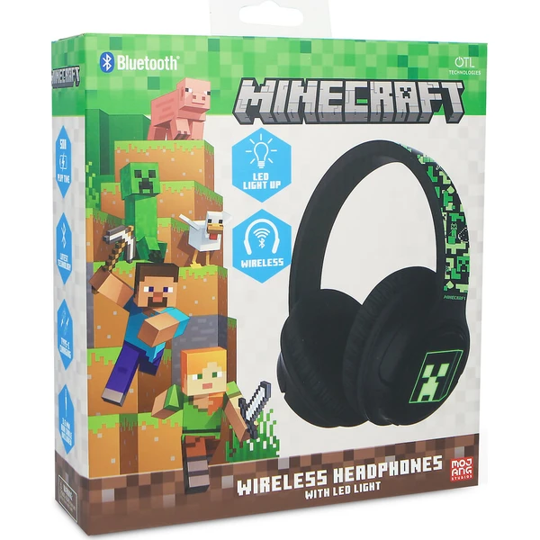 OTL Minecraft LED bezdrátové sluchátka - Sluchátka - Obrázek d_2f81c76f574d481aa53dc98cd7bde32c