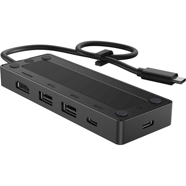 HP Travel Hub G3 5v1 USB-C hub černý