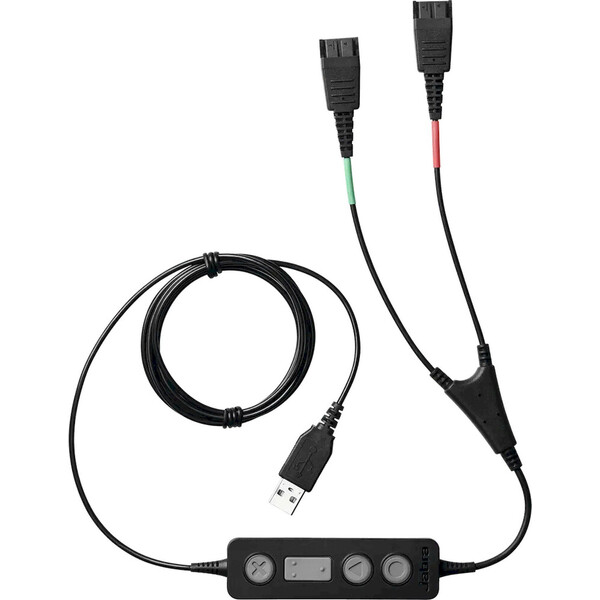Jabra Link 265 USB-A/2x QD kabel černý