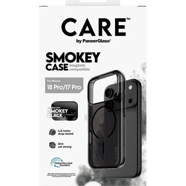 PanzerGlass CARE Smokey MagSafe kryt Apple iPhone 18 Pro/17 Pro kouřový/černý - Pouzdra - Obrázek d_30570081633b47aab5d318f8b5aae79c