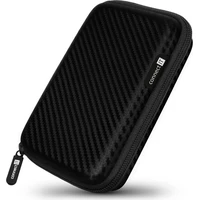 CONNECT IT HardShellProtect pevné skořepinové ochranné pouzdro na 2,5" HDD karbon - Pouzdra
