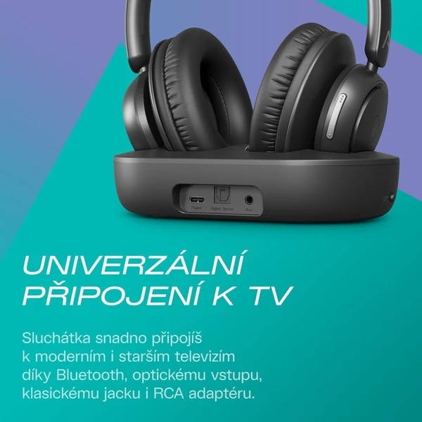 LAMAX Cinetune1 TV náhlavní sluchátka černá - Sluchátka - Obrázek d_30b84cc420694064b6f981a5fbcf672d