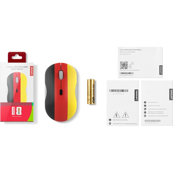 Lenovo 350 Bluetooth Silent bezdrátová myš Fan Edition - Germany - Myši - Obrázek d_3172fb9a6a6b4d46aaf14c7fb1b5c561