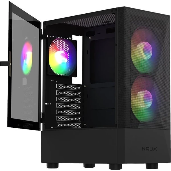 Krux Vako RGB ATX skříň černá - Počítačové skříně - Obrázek d_31856a2351214abd80051c8ce6bff794