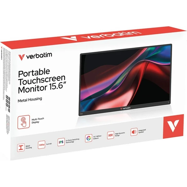 Verbatim PMT-15-FHD přenosný dotykový monitor 15,6" - Monitory - Obrázek d_31a810082f774b03a8f9b7bd6f637908