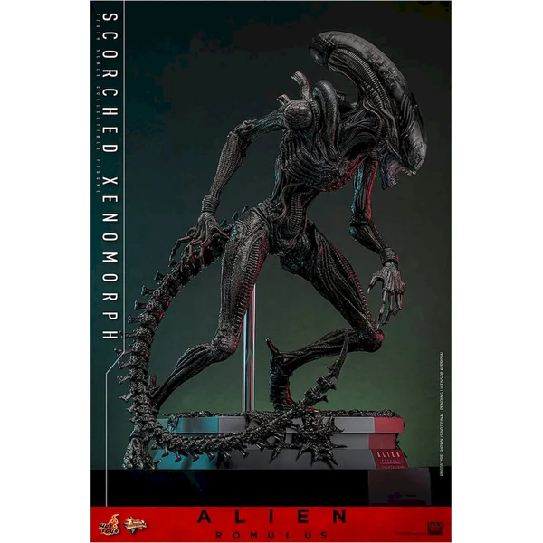 Soška Hot Toys Alien: Romulus Movie Masterpiece Action Figure 1/6 Scorched Xenomorph 44 cm - Sochy a sošky - Obrázek d_31c1e7309b5b4a55b49bfffcf8592e29