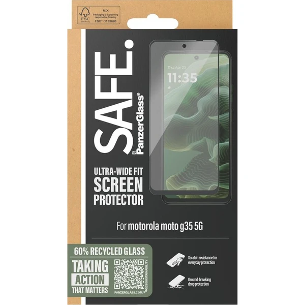 PanzerGlass® SAFE Ultra-Wide Fit sklo Motorola Moto G56/G35 - Ochranné folie a skla - Obrázek d_3211a07b2c9143bb8e2ba5b27213ccda