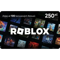 Digitální dárková karta Roblox 250 CZK (online kód) - Digitální kredity