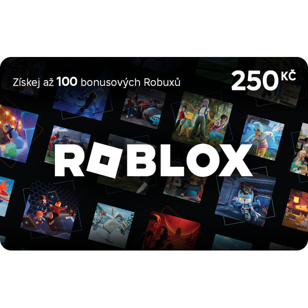 Digitální dárková karta Roblox 250 CZK (online kód)