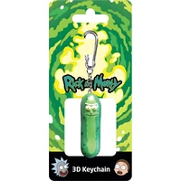 3D klíčenka Rick & Morty - Pickle Rick - Klíčenky