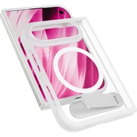 iWant HeroStand Mag+ MagSafe kryt se stojánekm iPhone Duo matně transparentní - Pouzdra