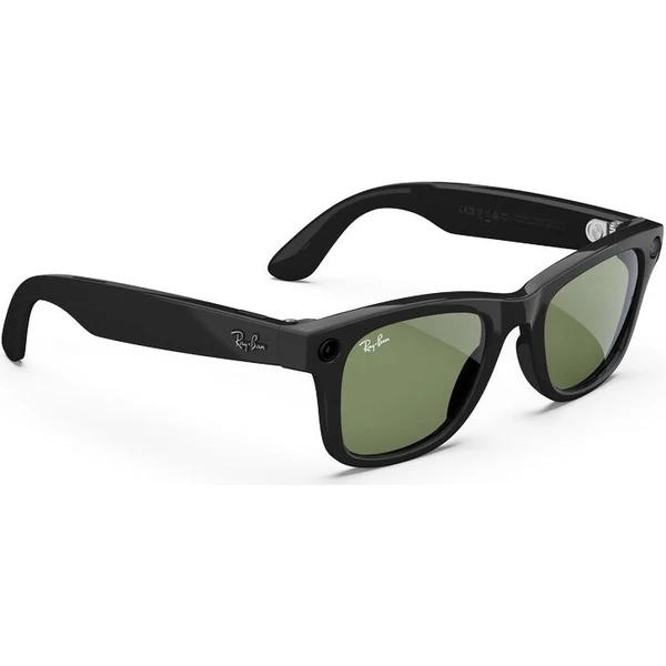 Meta RAY-BAN Wayfarer Gen2 (Standardní) chytré lesklé brýle (tmavá zelená skla G15) černé - AR brýle - Obrázek d_3361ba1c6aec4c54956e52400d0652f2
