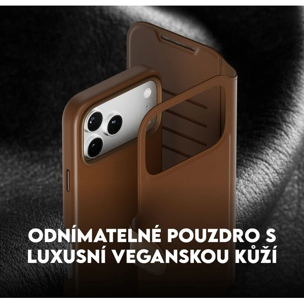 PanzerGlass CARE Tango 2v1 Wallet MagSafe pouzdro Apple iPhone 18 Pro Max/17 Pro Max hnědé - Pouzdra - Obrázek d_3373383472a2400fa47d20ba3a4fe433