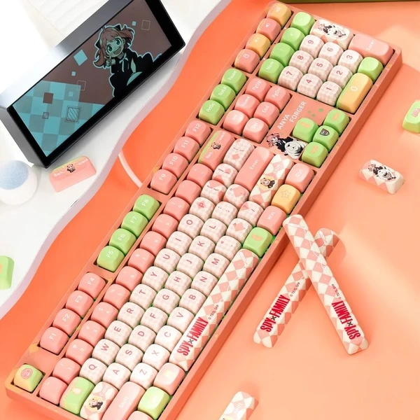 Akko x Spy Family 5108B Plus Akko Piano Pro V3 bezdrátová klávesnice (US) růžová - Klávesnice - Obrázek d_33a3819fe29341869722e5f433c84798