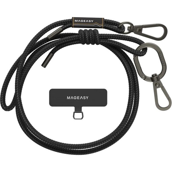MagEasy Strap Lanyard 6mm univerzální popruh Black