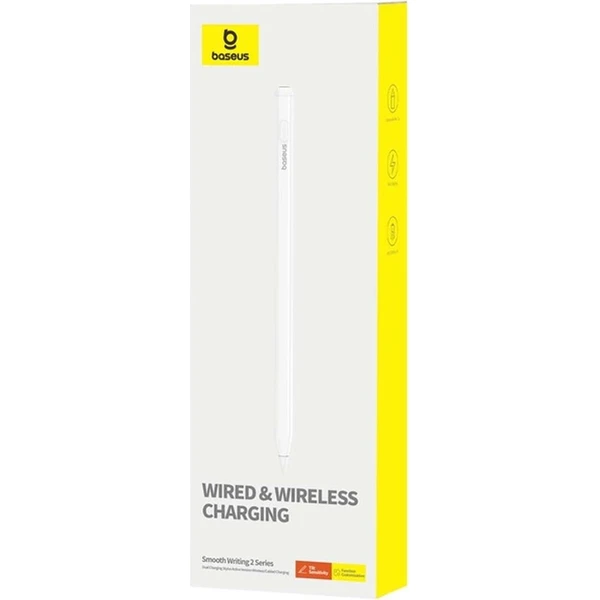 Baseus Smooth Writing 2 Stylus s bezdrátovým a kabelovým nabíjením USB-C bílý - Stylusy - Obrázek d_34f0c29177494af18359e06f29500d20
