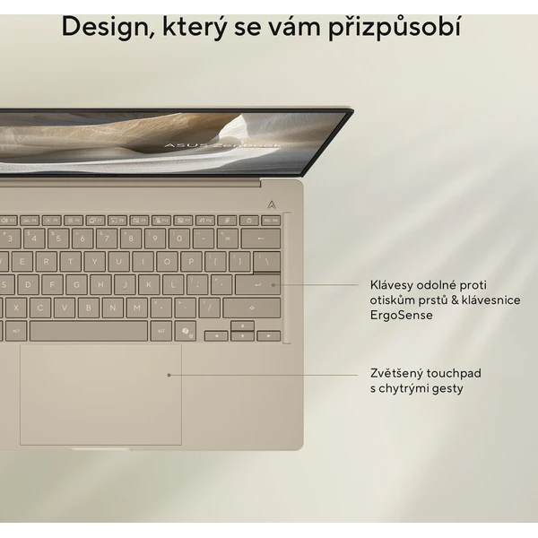 ASUS Zenbook 14 UX3407NA-OLED198X béžový - Notebooky - Obrázek d_352319e6b9604dfe9797aa58c75b2d8c