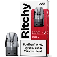 Ritchy DUO Pod Cartridge Pack (3pcs) 1.2ohm - Cartridge pro elektronické cigarety