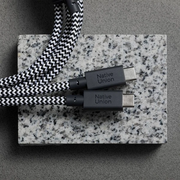 Native Union Belt Cable USB-C/USB-C kabel 2m, 60W zebra - Kabely a redukce - Obrázek d_35576368e2bb425081c370035b59f6e2