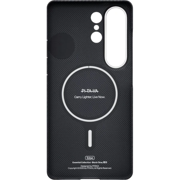 Pitaka Edge Case MagSafe kryt Samsung Galaxy S26 Ultra Black/Grey Twill - Pouzdra - Obrázek d_3630d5da45c84142a7759f15d7b2934d