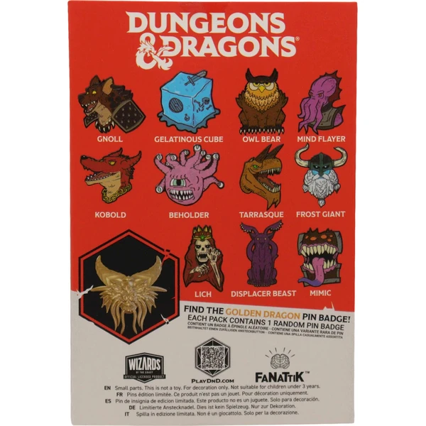 Fanattik mystery odznak Dungeons & Dragons - 50th Anniversary - Odznáčky a placky - Obrázek d_363b2cb99c5945ab985df6f151c17974