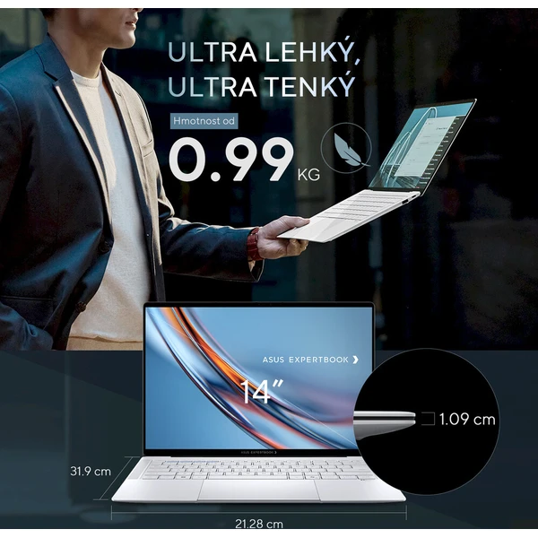ASUS ExpertBook Ultra (B9406CAA-OLEDU7321SX) šedý - Notebooky - Obrázek d_36469328e4c441f38ae05f54cea09d3c
