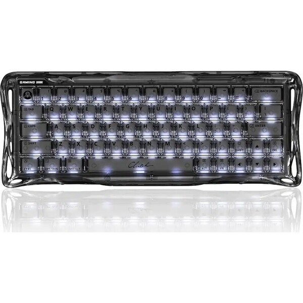 GravaStar Mercury V60 Onyx Crystal herní klávesnice