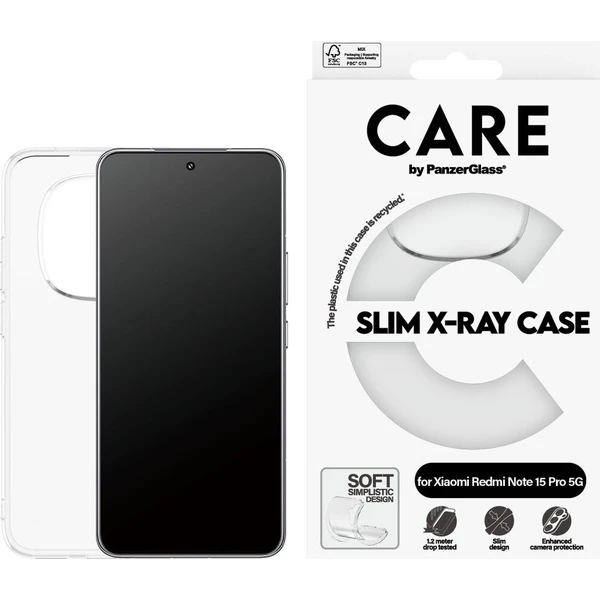 PanzerGlass® CARE X-Ray kryt Xiaomi Redmi Note 15 Pro 5G čirý - Pouzdra - Obrázek d_36ca64a3c06c42978ee69f1202d08bbc