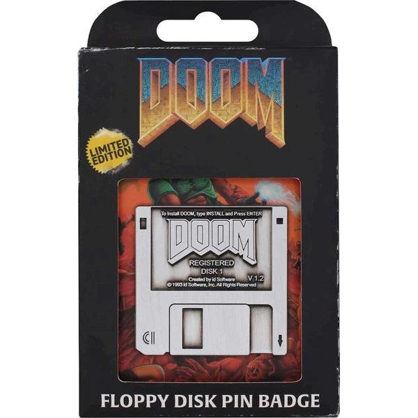 Fanattik odznak Doom - Floppy Disk Limited Edition - Odznáčky a placky - Obrázek d_37031762c6f34135ab97adc90aa7c6ad