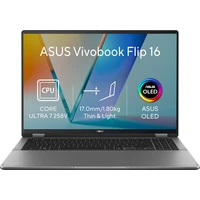 ASUS Vivobook 16 Flip (TP3607SA-OLED118W) šedý - Notebooky