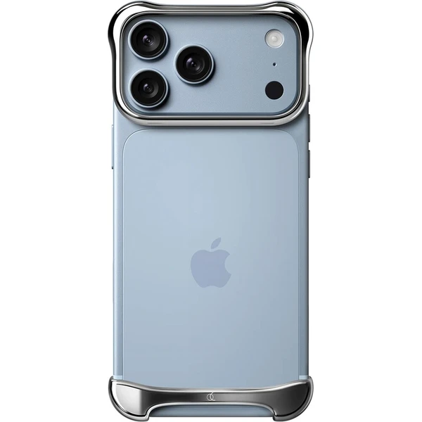 Arc Pulse Aluminium ochranný hliníkový rám iPhone 18 Pro Max stříbrný - Pouzdra - Obrázek d_377950eab51c41949562f8feb5a3b6a6