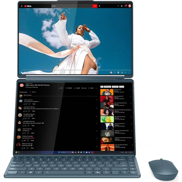 Lenovo Yoga Book 9 14IAH10 (83KJ004HCK) zelenomodrý - Notebooky - Obrázek d_37a0698a19904b43bb973ed9244e6d86