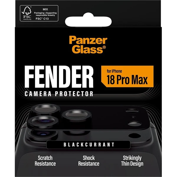 PanzerGlass FENDER hliníková ochrana fotoaparátu iPhone 18 Pro Max Black (černý) - Ochranné folie a skla - Obrázek d_37b0a206d2fa4cffa5c41f18f726f9a3