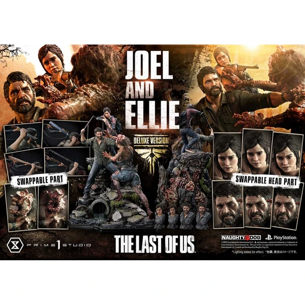 Socha The Last of Us Part I Ultimate Premium Masterline Series Statue Joel & Ellie Deluxe Bonus Vers - Sochy a sošky - Obrázek d_38035bd53f6048d4a3453baac8cb3fb7