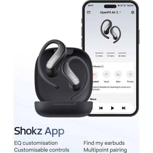 Shokz OpenFit Air 2 Bluetooth sluchátka bílá - Sluchátka - Obrázek d_3866746ad8a9491f97d69c98d6b79bc9
