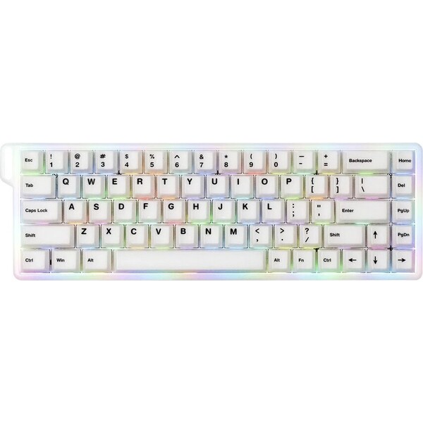 Akko MonsGeek Verve68 HE Akko Flash herní klávesnice (US) bílá