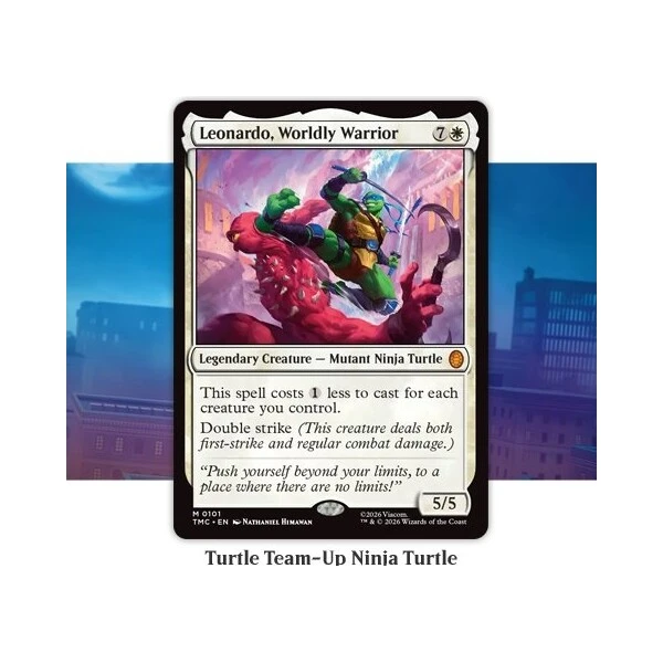 Magic: The Gathering - Teenage Mutant Ninja Turtles Turtle Team-Up - MTG karty - Obrázek d_3890847d42664350baed090477b8a27f