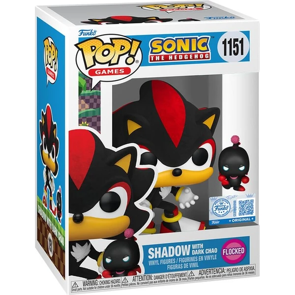 Funko POP! #1151 POP & Buddy: Sonic - Shadow with Dark Chao (Flocked) - Funko POP! - Obrázek d_38dff129bb42451c8f198f3ed6118d3f