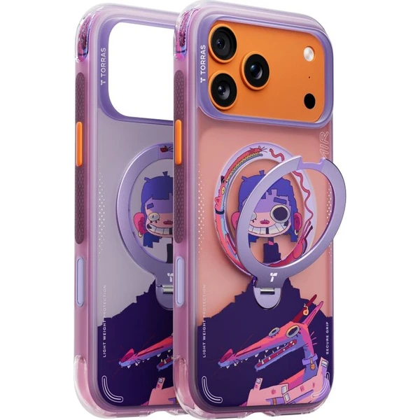 Torras Ostand Q3 Air Gawx Limited MagSafe kryt iPhone 17 Pro Max Neon night muse - Pouzdra - Obrázek d_3a01532c324943589fdea2276c773c5f
