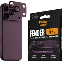 PanzerGlass FENDER hliníková ochrana fotoaparátu iPhone 18 Pro Dark Cherry (fialový) - Ochranné folie a skla