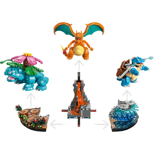 LEGO Pokémon 72153 Venusaur, Charizard a Blastoise - LEGO - Obrázek d_3b02d6a042894c2d814c06859592569d